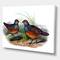 Designart - Vintage Birds In The Wild VII - Traditional Canvas Wall Art Print